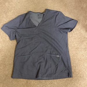 Figs Women Graphite Casma - Three-Pocket Scrub Top - L